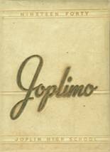 Joplin High School 1940 yearbook cover photo