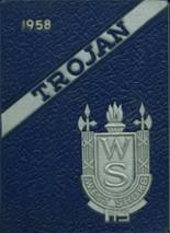 West Shore Joint High School 1958 yearbook cover photo