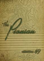 Pius Xi High School 1949 yearbook cover photo