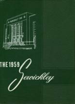 Sewickley High School 1959 yearbook cover photo