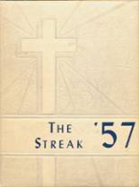 St. Joseph High School 1957 yearbook cover photo