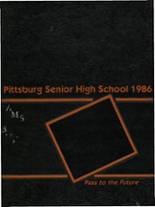 Pittsburg High School 1986 yearbook cover photo