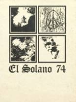 Santa Paula Union High School 1974 yearbook cover photo