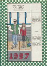 Calhoun School 1987 yearbook cover photo
