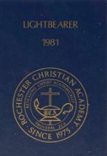 Rochester Christian School 1981 yearbook cover photo