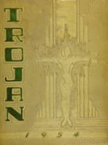 1954 Covington High School Yearbook from Covington, Indiana cover image