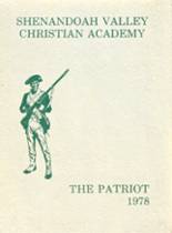 1978 Shenandoah Valley Christian Academy Yearbook from Stephens city, Virginia cover image