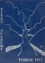 1977 Berry Academy Yearbook from Mt. berry, Georgia cover image