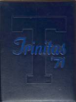 Holy Trinity High School 1971 yearbook cover photo