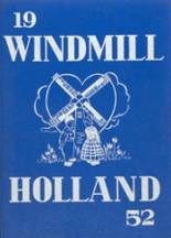 Holland High School 1952 yearbook cover photo