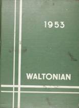 Walton High School 1953 yearbook cover photo