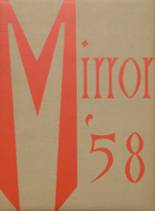 Memorial High School 1958 yearbook cover photo