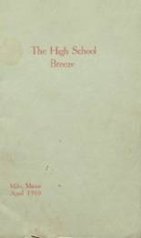 1910 Milo High School Yearbook from Milo, Maine cover image