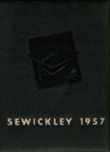 Sewickley High School 1957 yearbook cover photo