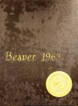 Beaverton High School 1963 yearbook cover photo