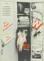 Waynesville High School 1989 yearbook cover photo