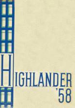 Grandview Heights High School 1958 yearbook cover photo