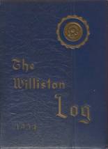 Williston Academy 1954 yearbook cover photo