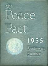 1955 Queen of Peace High School Yearbook from North arlington, New Jersey cover image