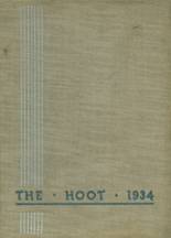Park Ridge High School 1934 yearbook cover photo