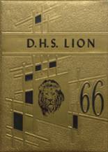 Dresden High School 1966 yearbook cover photo