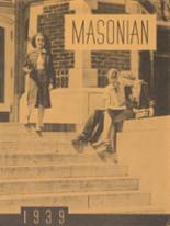 Mason City High School 1939 yearbook cover photo