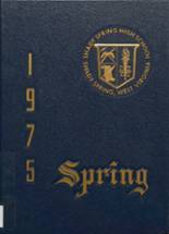 Shady Spring High School 1975 yearbook cover photo