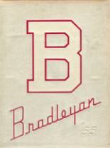 Bradley-Bourbonnais High School 1955 yearbook cover photo