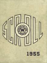 Washington High School 1955 yearbook cover photo