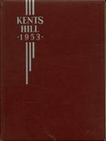 1953 Kents Hill School Yearbook from Kents hill, Maine cover image