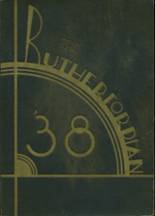 Rutherford High School 1938 yearbook cover photo