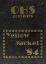 Oxford High School 1984 yearbook cover photo
