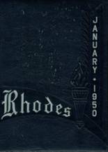 Rhodes High School 1950 yearbook cover photo