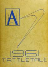 Attleboro High School 1961 yearbook cover photo