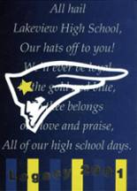 Lakeview Centennial High School 2001 yearbook cover photo