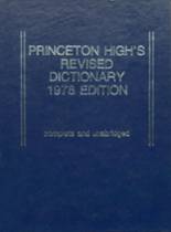 Princeton High School 1978 yearbook cover photo
