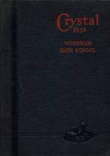 Windham High School 1936 yearbook cover photo