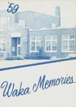 Wakarusa High School 1959 yearbook cover photo