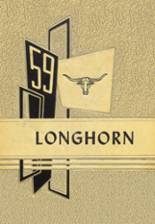 Lone Grove High School 1959 yearbook cover photo