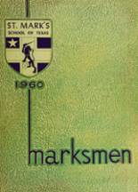 St. Mark's School of Texas 1960 yearbook cover photo