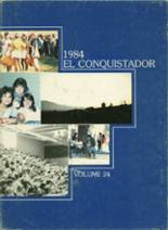 Yucaipa High School 1984 yearbook cover photo