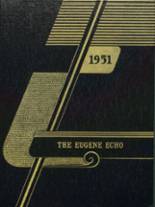 Eugene High School 1951 yearbook cover photo