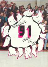 Deuel High School 1991 yearbook cover photo