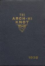 Archbold High School 1938 yearbook cover photo