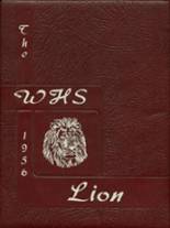 Weir High School 1956 yearbook cover photo
