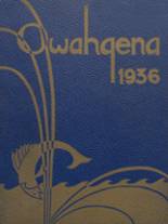 Cazenovia High School 1936 yearbook cover photo