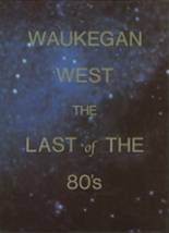 Waukegan West High School 1989 yearbook cover photo