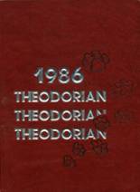 Theodore High School 1986 yearbook cover photo