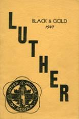 University of Regina - Luther College 1947 yearbook cover photo