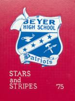 Beyer High School 1975 yearbook cover photo